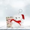 Kerstknuffel Sleutelhanger Beertje