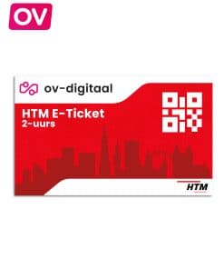 HTM E-ticket 2 uurs kaart